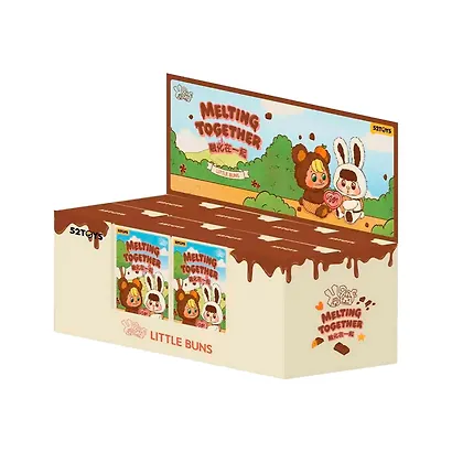 Фигурка коллекционная 52TOYS Плюшевая игрушка с подвесом LITTLE BUNS Melting Together Series (74303) - фото 2
