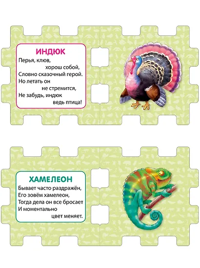 Книжный конструктор "Животные" - фото 7