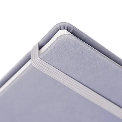 Записная книжка А6- 96л кл. "Joy Book. Туманное утро" 7БЦ., иск.кожа, тонир.форзац, тонир.блок, скругл.углы, сшит.блок, ляссе, резинка, карман на задн.форзаце - фото 3