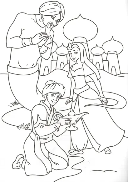 РАСКРАСКА А4 эконом. МИР СКАЗОК - фото 2