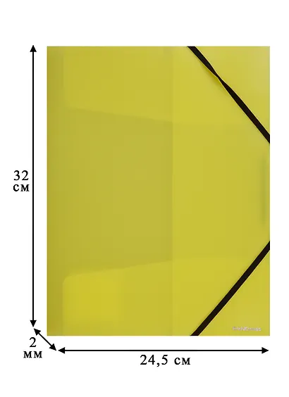 Папка на резинках А4 "Neon" 3 клапана, пластик, ассорти, Erich Krause - фото 7