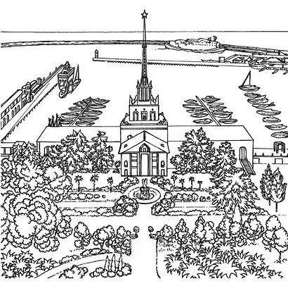 Путешествие по России. Раскраска-антистресс для работы карандашами, маркерами и гелевыми ручками (Екатеринбург) - фото 4