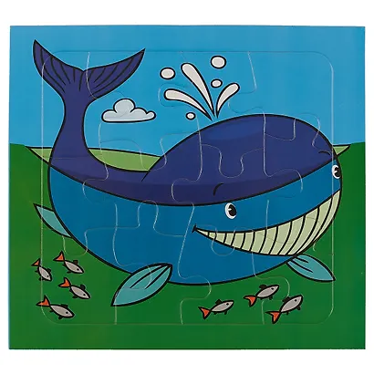 Пазлы магнитные, 19*17,5см, Кит - фото 2