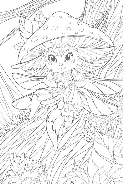 Волшебные существа: книжка-раскраска - фото 3