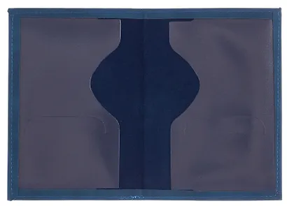 Обложка для паспорта (синяя) (софт тач) (12-BLUEDOT-202510-A1-024) - фото 6