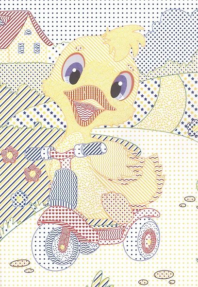 Домашние животные. Водная раскраска с цветным контуром - фото 4