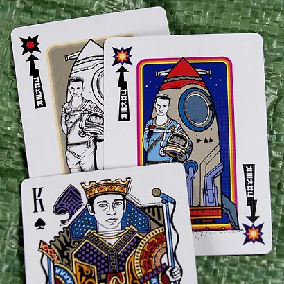 Колода игральных карт "Hi-Fi Synthpop" - фото 4