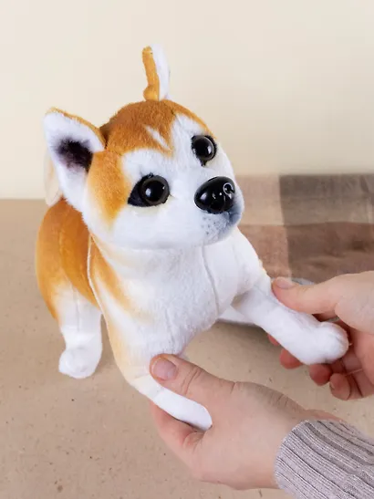 Мягкая игрушка Щенок Сибу-ину, 24см - фото 14