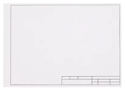 Папка для черчения А4 10л рамка горизонтальная, 180г/м2, GoodMark - фото 2