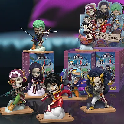 Коллекционная фигурка Mighty Jaxx One Piece Egghead Arc Series в ассортименте (коробка) (12х8х8) (71166) - фото 1