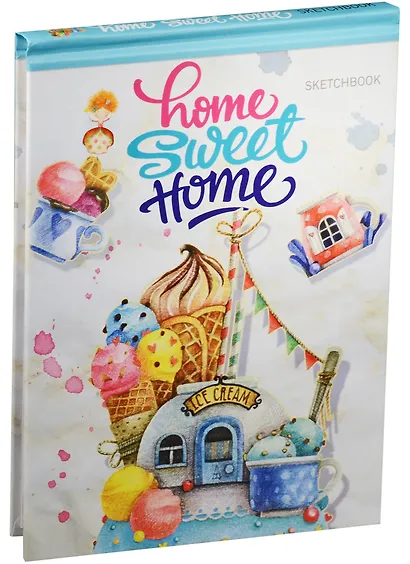 Блокнот. Home sweet home! Ice cream (А5 альбомный формат) - фото 2