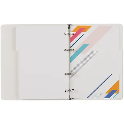 Тетрадь на кольцах в клетку Listoff, "Pantone line 2715С", 120 листов - фото 3