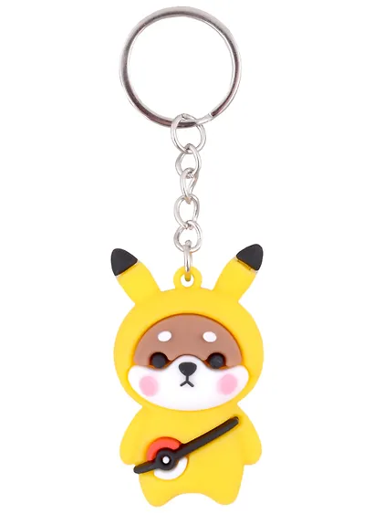 Брелок Сиба-ину в кигуруми (ПВХ) (5 см) - фото 1