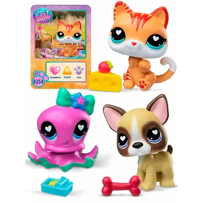 Игровой набор «Три друга: Весёлый пир» Littlest Pet Shop, Hasbro - фото 2