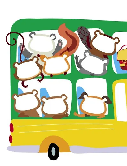 Многоразовые развивающие наклейки. Мордашки. Вып.2 - фото 4