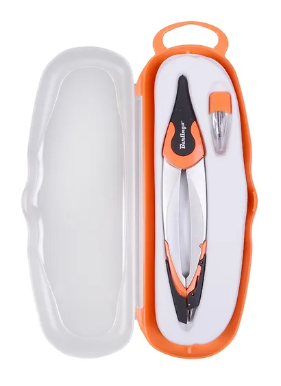 Циркуль школьный "Optimum", с набором стержней - фото 2