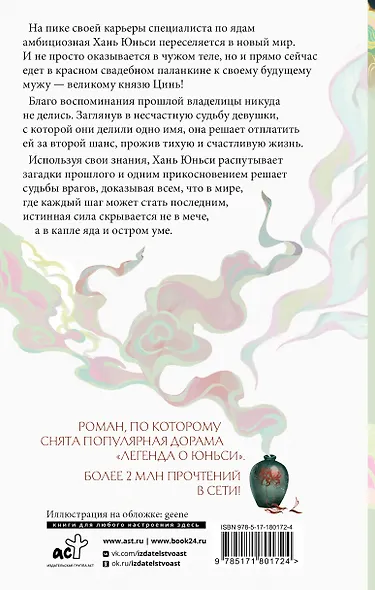 Гениальная жена по ядам: Легенда о Юньси. Книга 1 - фото 2