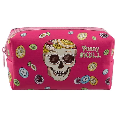 Косметичка на молнии Funny Skull (16х8) (ПВХ бокс) - фото 2