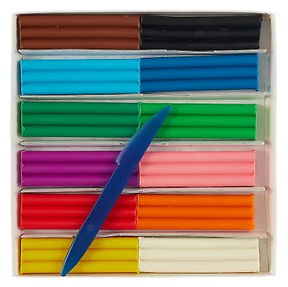 Пластилин 12 цветов 180г "Кроха" восковой, мягкий, Луч - фото 2