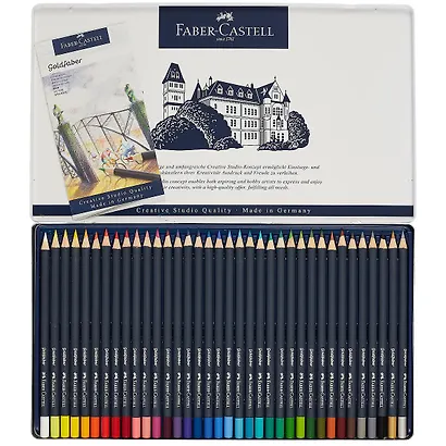 Цветные карандаши «Goldfaber», Faber-Castell, 36 цвета - фото 2