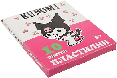 Пластилин 10 цветов 200г "Kuromi" - фото 2