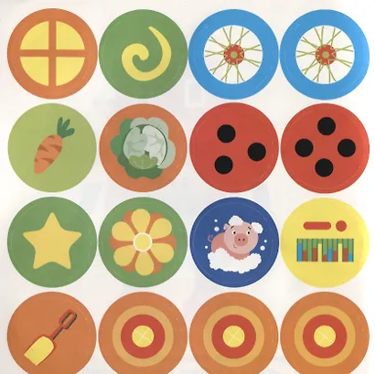 Круглые многоразовые наклейки. Выпуск 7 - фото 3