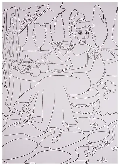 МАКСИ-РАСКРАСКА. ОДНАЖДЫ В СКАЗКЕ - фото 3