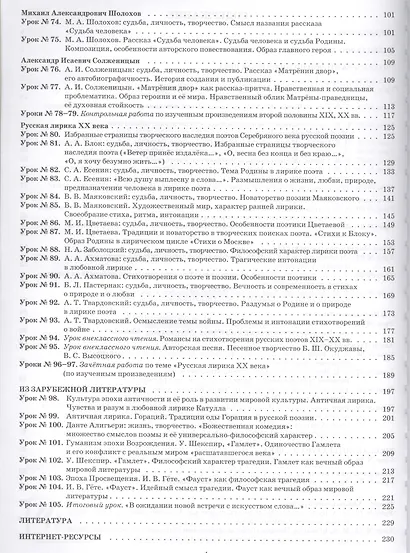Литература. 9 класс (II полугодие). Планы-конспекты для 54 уроков. Базовый уровень - фото 3