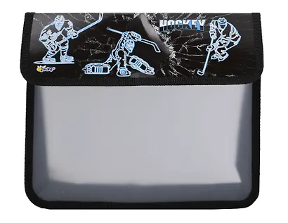 Папка для тетрадей А5 "Шайбу! " липучка, Оникс - фото 1