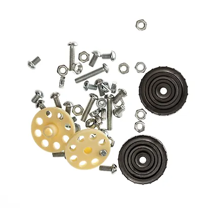 Конструктор металлический  N8 (для уроков труда) , 75 элементов - фото 4