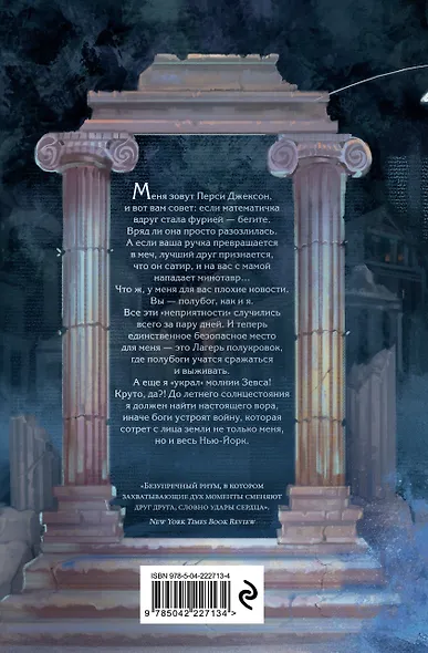 Перси Джексон и Олимпийцы. Похититель молний (#1) (оформление Полины Граф) - фото 2