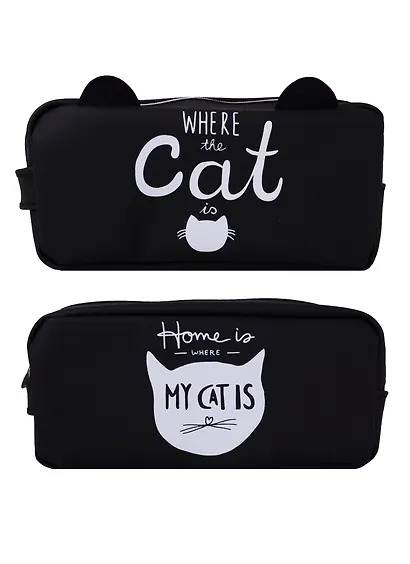 Сумочка на молнии Коты (20х10) (силикон) (ПВХ бокс) - фото 5