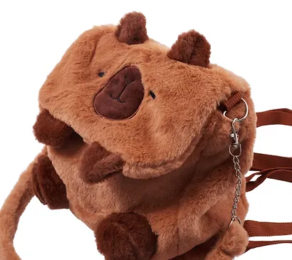 Рюкзачок-игрушка плюшевый Капибара (17х14) (12-00830-202406-1) Bookvalno - фото 6