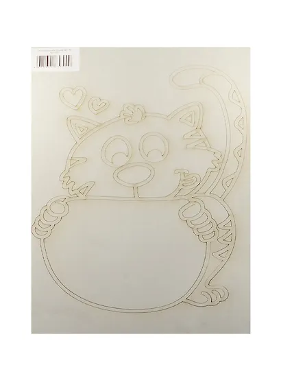Песочная рамка Кошка №2 (А4) (653) (упаковка) - фото 1