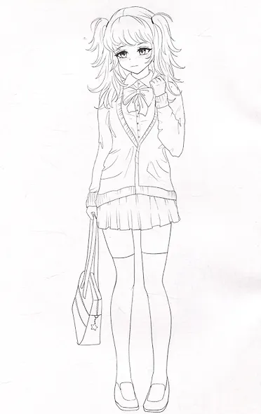 РАСКРАСКА Fashion Аниме. School style - фото 4