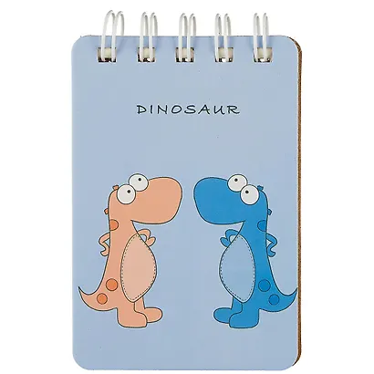 Блокнот А6 80л лин. 100*140 "Dinosaurs" на спирали, ассорти - фото 3