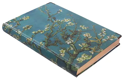 Книга для записей "Ван Гог. Ветка миндаля" А5, 82 листа, нелинованная, твердая обложка, 180г/м2 - фото 2