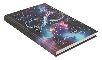 Ежедневник недат. астрологический А5 144л "БЕСКОНЕЧНОСТЬ" тв.переплет, мат.ламинация, тисн.фольгой - фото 2