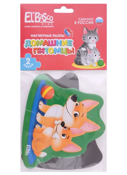 Магнитный пазл El basco "Домашние питомцы" - фото 1