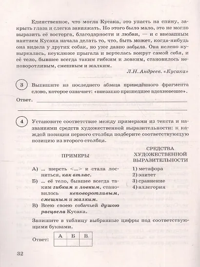 ВПР. Литература. 5 класс. Типовые задания. 15 вариантов. Подробные критерии оценивания. Ответы - фото 5