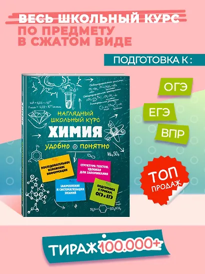 Подготовка к урокам, ОГЭ и ЕГЭ. Химия. Наглядный школьный курс - фото 1