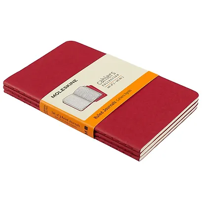 Набор книг для записей Moleskin Cahier Journal Pocket, 3 штуки, мягкая обложка, 32 листа, А6 - фото 2