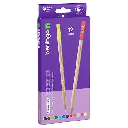 Карандаши цветные 12цв - фото 2