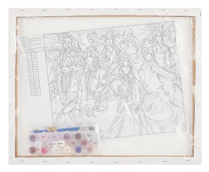 Картина по номерам на подрамнике 40х50 см. Благословение небожителей. Небожители - фото 4