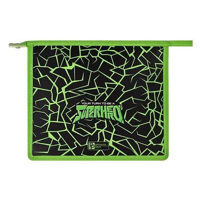 Папка для тетрадей А5 "СУПЕР ГЕРОЙ" полипропилен, 23.3*20*6.5см, молния, дно с расширением, УФ-печать - фото 4