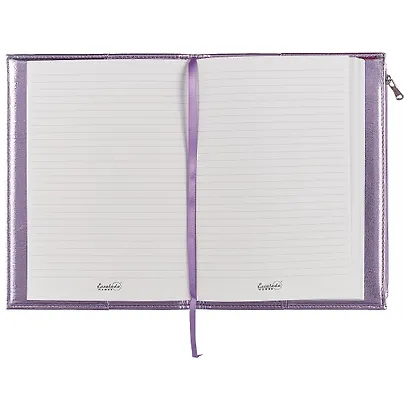 Ежедневник Escalada «Шевро», сиреневый, недатированный, 96 листов, А5 - фото 3