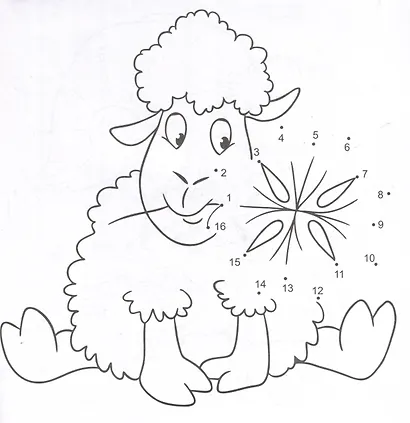 Раскраска. Соедини по цифрам. Считаю от 1 до 20 - фото 3