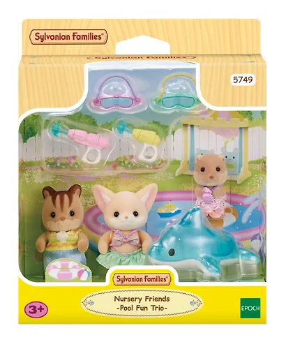 Игровой набор «Малыши и аксессуары для бассейна», Sylvanian Families - фото 2