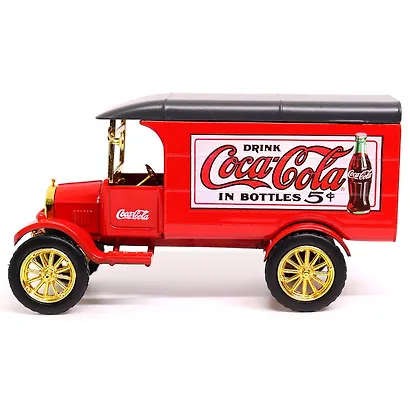 443026 Машинка литая коллекционная Motor City Classics - Die-сast модель по лицензии Coca-Cola 1926 Ford Model TT Delivery Van, масштаб 1:43 - фото 5