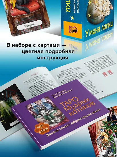 У меня лапки. Карты Таро урчащих котиков с добрыми предсказаниями - фото 7